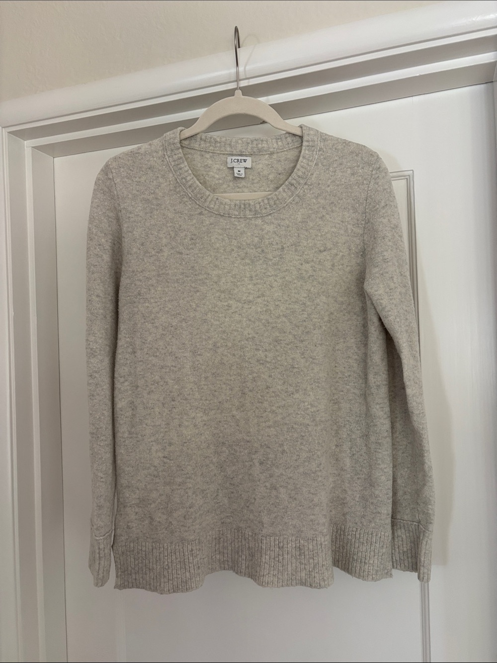 J. Crew Women's Light Heather Crewneck Sweater